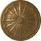 Ekena Millwork Artis Ceiling Medallion, Hand-Painted Pale Gold, 27 1/8"OD x 2 5/8"P CM27ARPAS - alternate 1